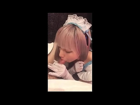 ❤️ Жапон пұты [майука], француз қызметшісі костюмі, 1-бөлім, минет және лосьонмен жұлқылау ❤❌ Қатты порно бойынша бізде